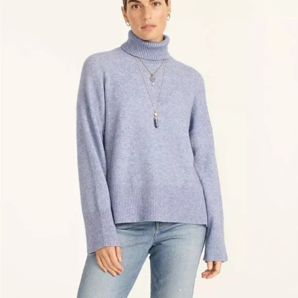 J. Crew Turtleneck Sweater In Supersoft Yarn Alpaca Blend